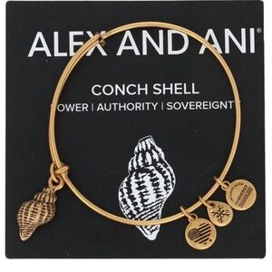 Alex and Ani gold bracelet - seashell